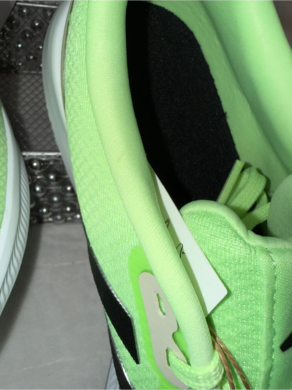 Adidas Neon Green, Black, White Men- 11.5 or women’s 13 - Athletic RunFalcon 3.0